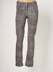 Pantalon slim gris LAUREN VIDAL pour femme seconde vue