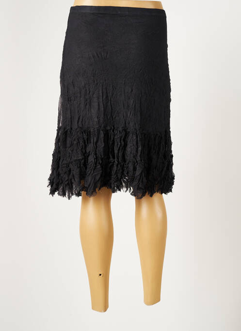 Jupe mi-longue gris LAUREN VIDAL pour femme