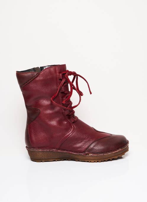 Bottines/Boots rouge ARNOUX pour femme