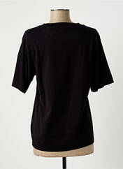 T-shirt noir SCOTCH & SODA pour femme seconde vue