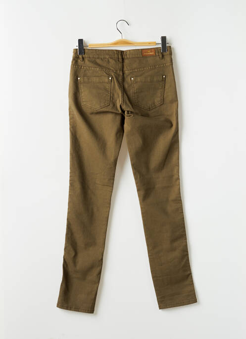 Pantalon slim vert IKKS pour femme