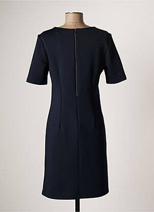 Robe mi-longue manches 3/4 manches 3/4 bleu DOLCEZZA femme
