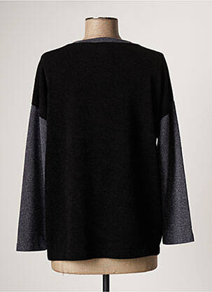 Pull coupe droite manches longues gris ELEONORA AMADEI femme