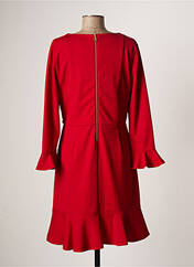 Robe mi-longue rouge K-DESIGN pour femme seconde vue