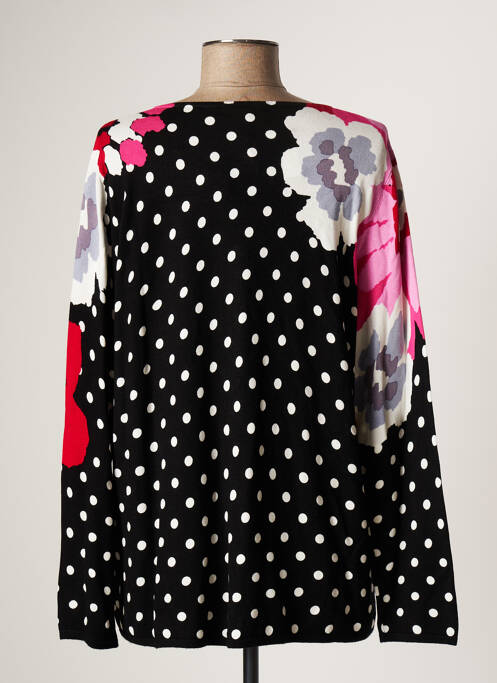 Gilet manches longues noir LEO & UGO pour femme