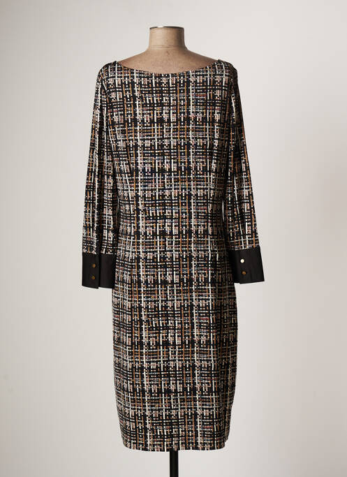 Robe mi-longue noir K-DESIGN pour femme