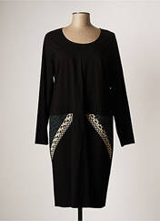 Robe mi-longue noir BLEU BLANC ROUGE pour femme seconde vue
