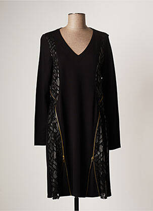 Robe mi-longue noir PICADILLY pour femme