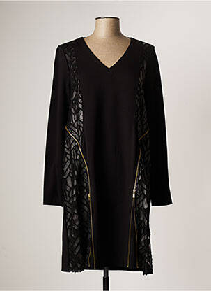 Robe mi-longue noir PICADILLY pour femme