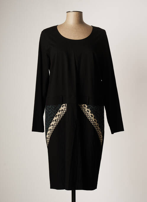 Robe mi-longue noir BLEU BLANC ROUGE pour femme