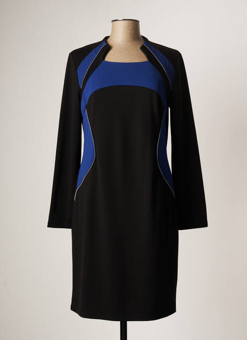 Robe mi-longue noir EVALINKA pour femme