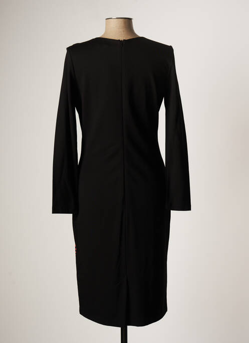 Robe mi-longue noir LESLIE pour femme
