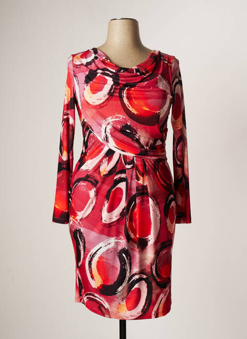 Robe mi-longue rouge EROKE pour femme