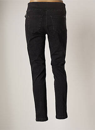 Jeans coupe slim slim taille haute noir LISETTE L femme