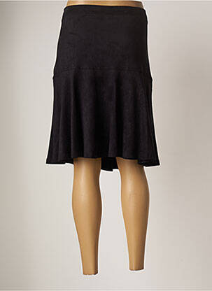 Jupe mi-longue stretch noir FUEGO WOMAN femme