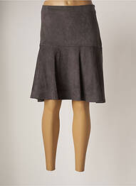 Jupe mi-longue stretch gris FUEGO WOMAN femme