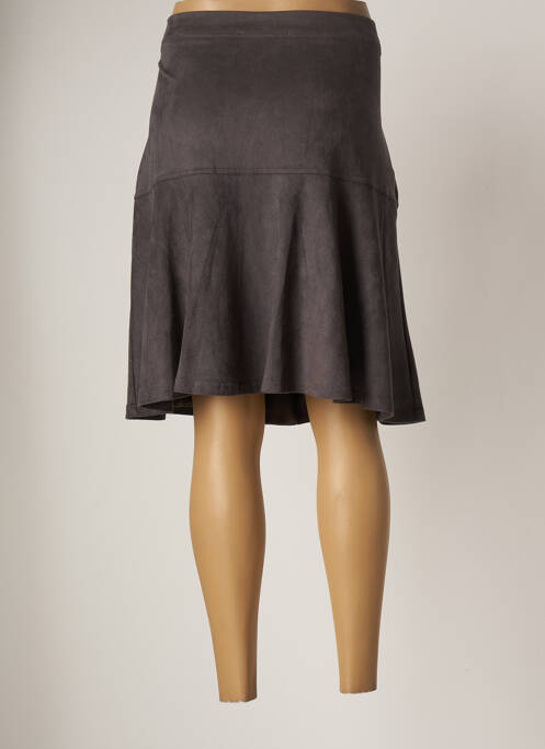 Jupe mi-longue gris FUEGO WOMAN pour femme