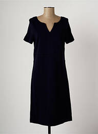 Robe mi-longue manches courtes manches courtes bleu ROSSO 35 femme