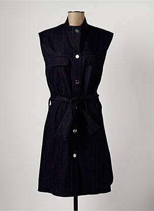 Robe mi-longue sans manche sans manche bleu CAROLINA RITZLER femme