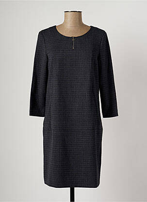 Robe mi-longue manches 3/4 manches 3/4 bleu ROSSO 35 femme