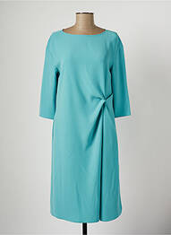 Robe mi-longue manches 3/4 manches 3/4 bleu EMPORIO ARMANI femme