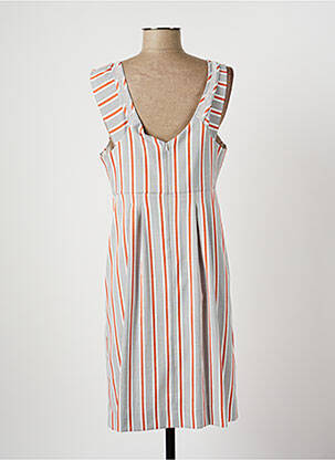 Robe mi-longue sans manche sans manche gris COP COPINE femme
