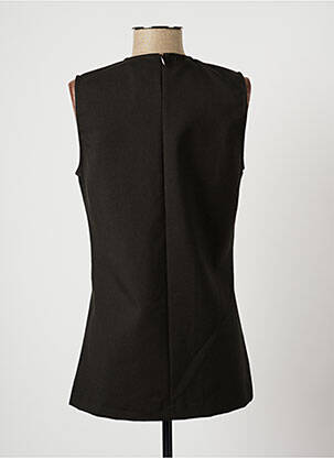 Tunique sans manche col rond vert HARMONY femme