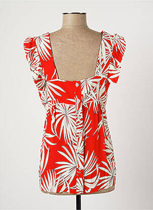 Blouse manches courtes manches courtes rouge LA PETITE FRANCAISE femme