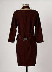 Robe courte marron COP COPINE pour femme seconde vue