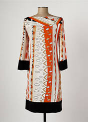 Robe mi-longue orange ELEONORA AMADEI pour femme seconde vue