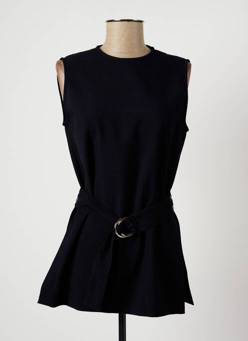 Tunique sans manche coupe cintrée bleu HARMONY femme