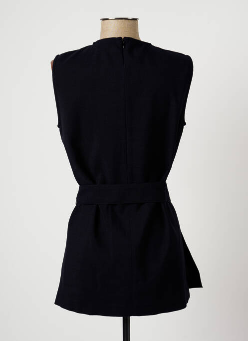 Tunique sans manche coupe cintrée bleu HARMONY femme