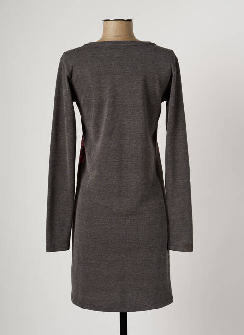 Robe mi-longue gris VOLT DESIGN pour femme