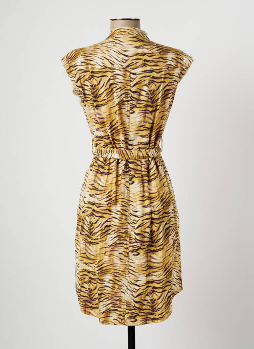 Robe mi-longue jaune EVA KAYAN pour femme