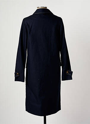 Trench poches sans capuche bleu HARMONY femme