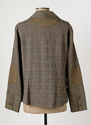Veste casual poches beige BRIGITTE SAGET femme