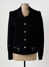 Veste casual poches bleu CHRISTINE LAURE femme
