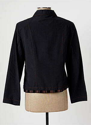 Veste casual epaulette bleu JEAN DELFIN femme