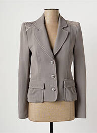 Blazer poches gris HELENA SOREL femme
