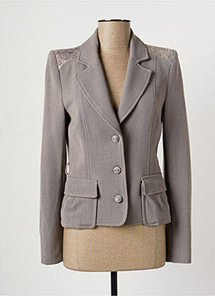 Blazer poches gris HELENA SOREL femme