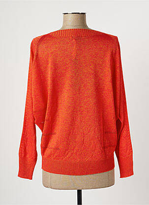 Gilet manches longues stretch orange LUNATISME femme