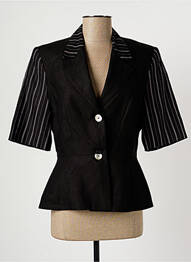 Veste casual epaulette noir ALTINA femme