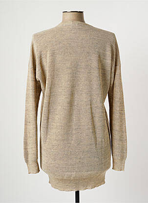 Gilet manches longues stretch beige FABIANA FILIPPI femme
