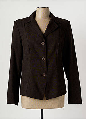 Blazer coupe cintrée marron CLAUDE BAUER femme