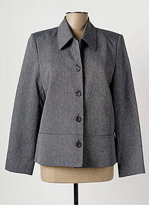 Veste casual coupe droite gris CHRISTINE LAURE femme