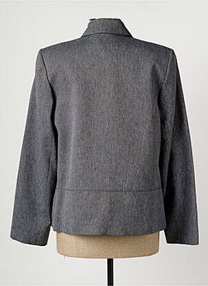Veste casual coupe droite gris CHRISTINE LAURE femme