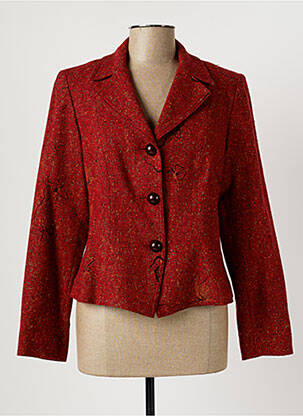Blazer coupe cintrée orange CLAUDE BAUER femme