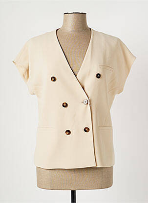 Veste casual poches beige ALBERTO BIANI femme