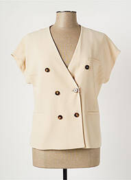 Veste casual poches beige ALBERTO BIANI femme
