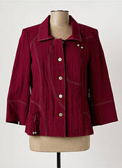 Veste casual violet CHRISTINE LAURE pour femme seconde vue